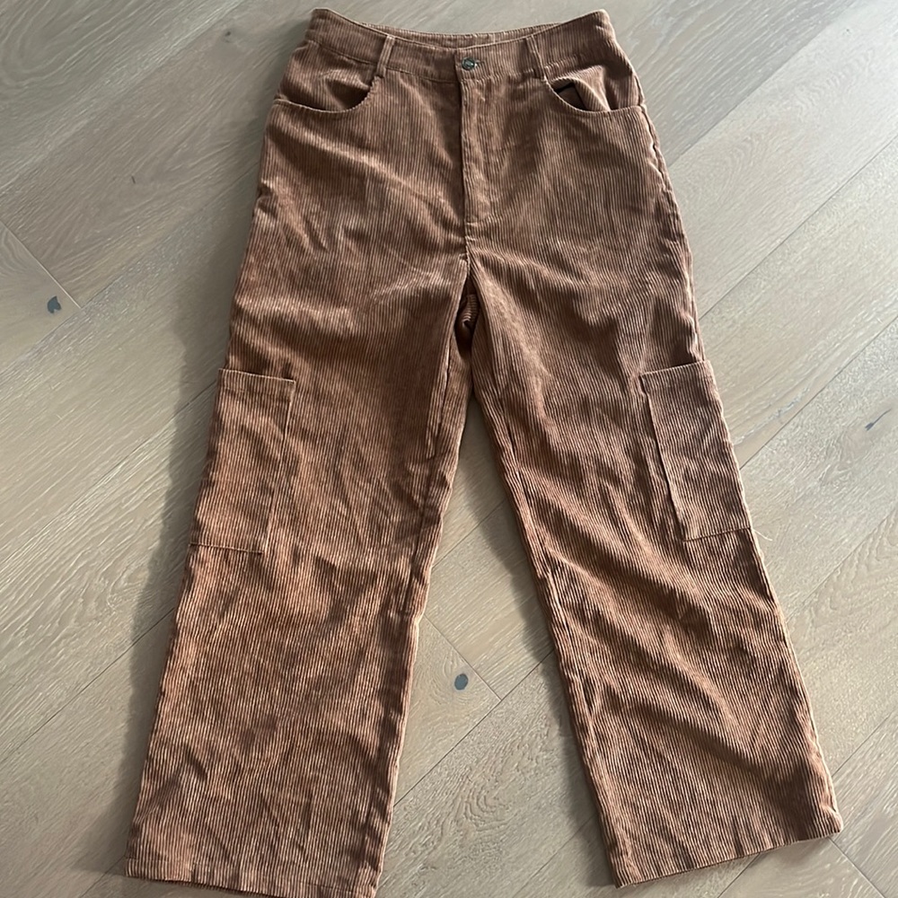 Shein brown wide leg pants
